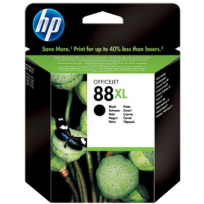 Hp 88XL High Yield Ink Cartridge, Black Single Pack, C9396AE Hp 88XL High Yield Ink Cartridge, Black Single Pack, C9396AE